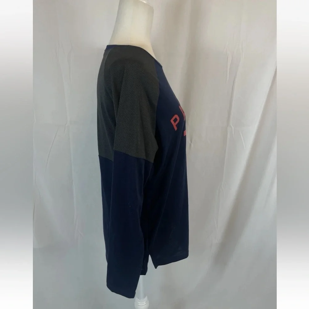 Women S‎ Nike Navy New England Patriots Tailgate Long-Sleeve T-Shirt Top Dri Fit
